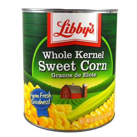 Libbys Libby Corn Whole Kernal Low Sodium 106 oz., PK6 F003710003490